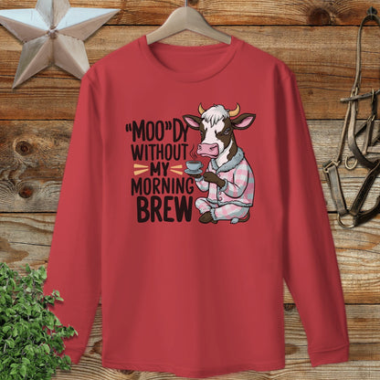 Moody Morning Brew Long Sleeve Tee