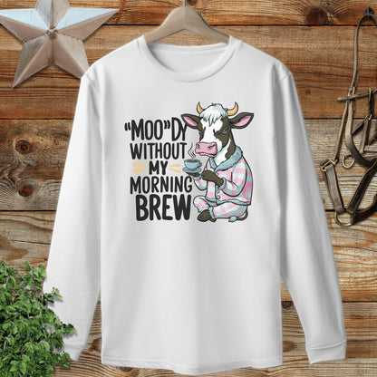 Moody Morning Brew Long Sleeve Tee