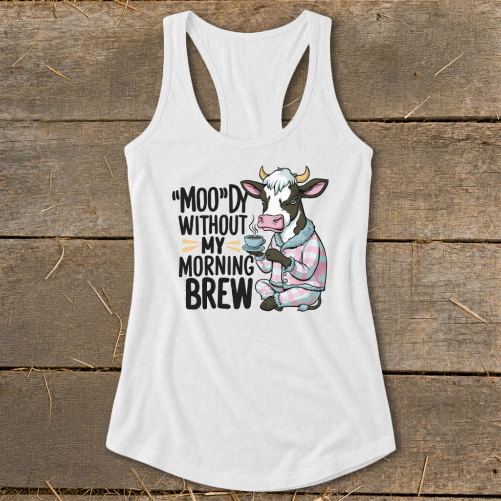 Moody Morning Brew Racerback Tank