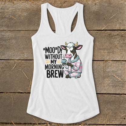 Moody Morning Brew Racerback Tank