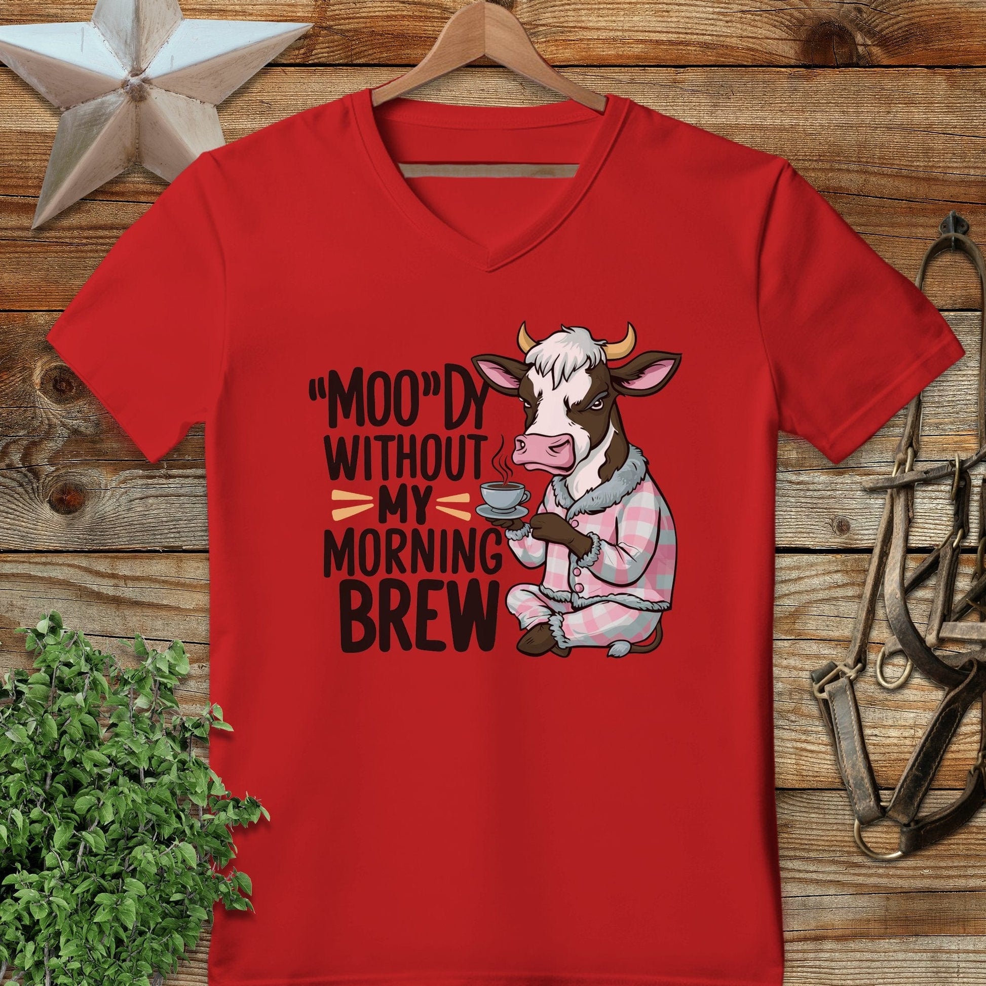 Moody Morning Brew V-neck