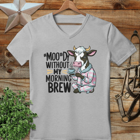 Moody Morning Brew V-neck