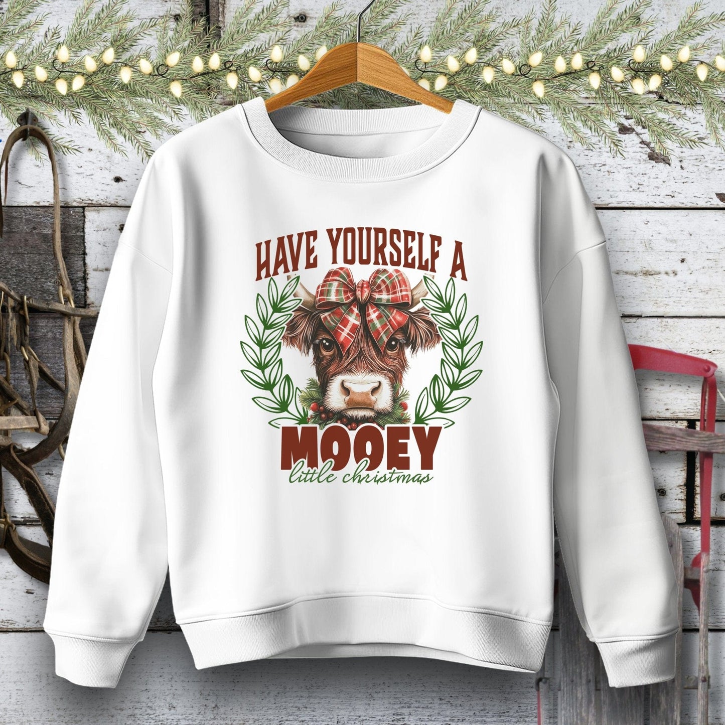 Mooey Little Christmas Youth Shirt