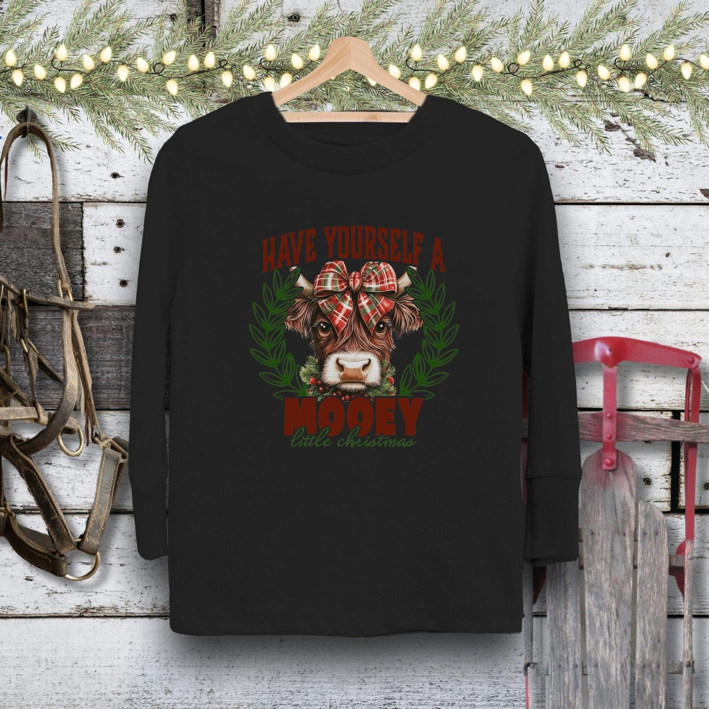 Mooey Little Christmas Youth Shirt