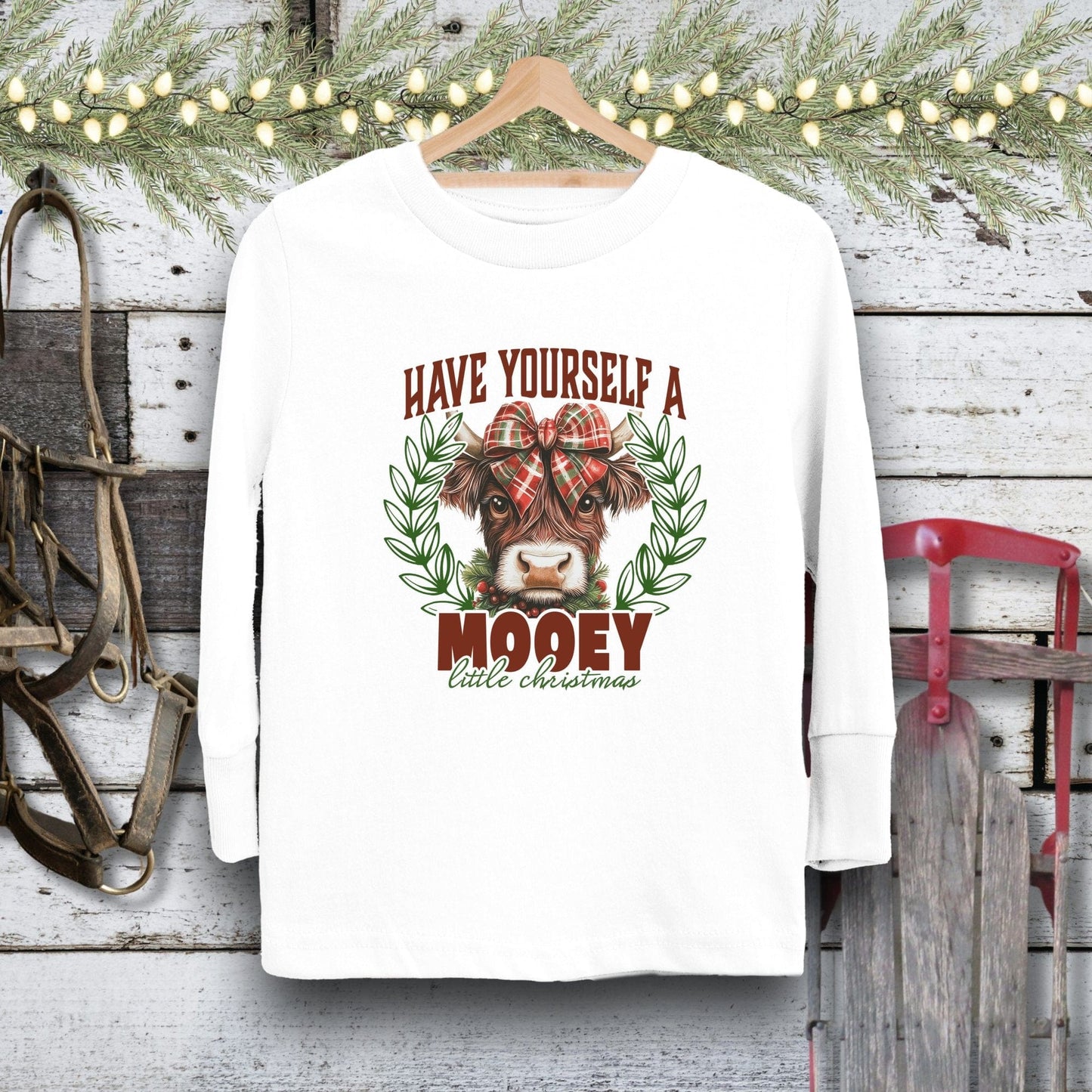 Mooey Little Christmas Youth Shirt