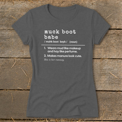 Muck Boot Babe Definition Ladies Tee