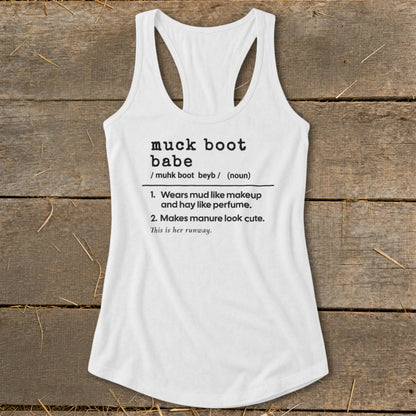 Muck Boot Babe Definition Racerback Tank