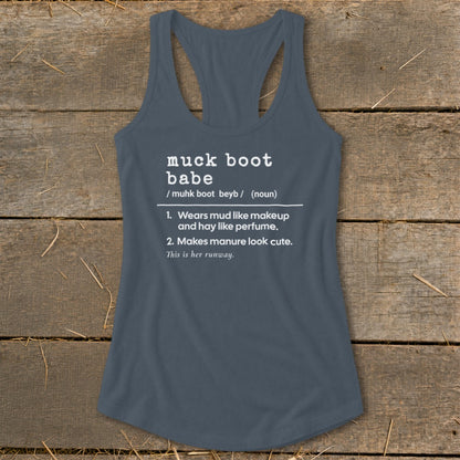 Muck Boot Babe Definition Racerback Tank