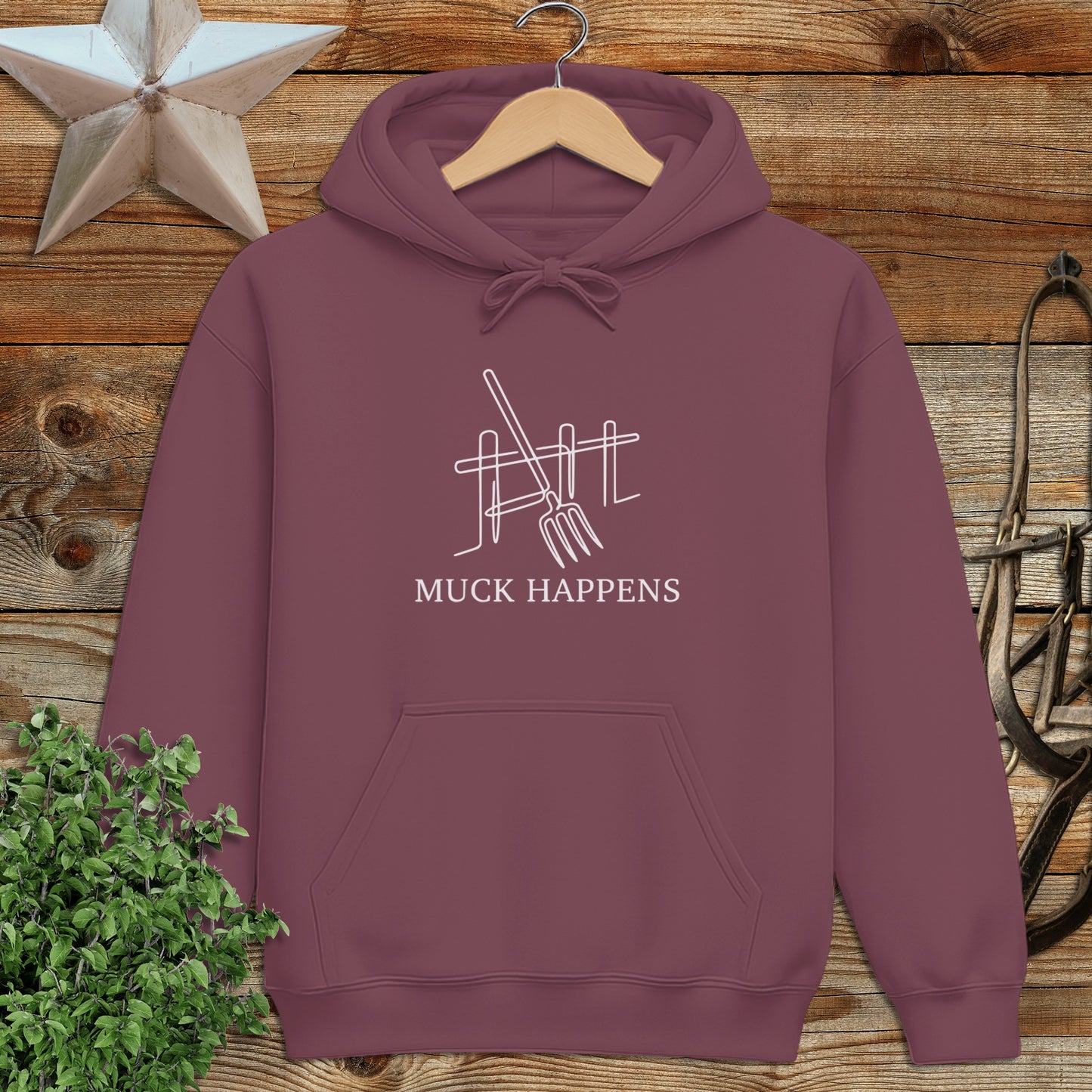 Muck Happens Art Hoodie