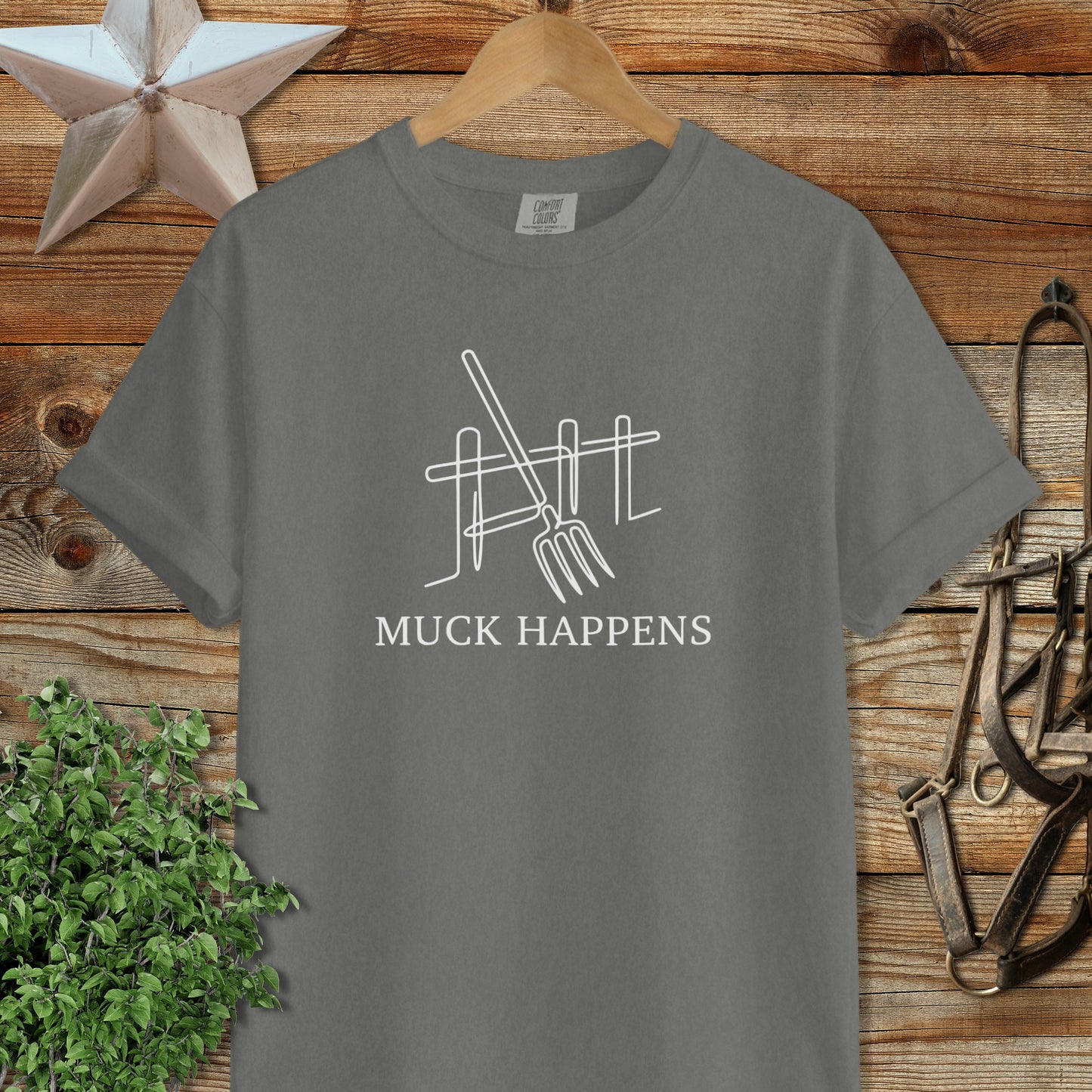 Muck Happens Art Signature Tee