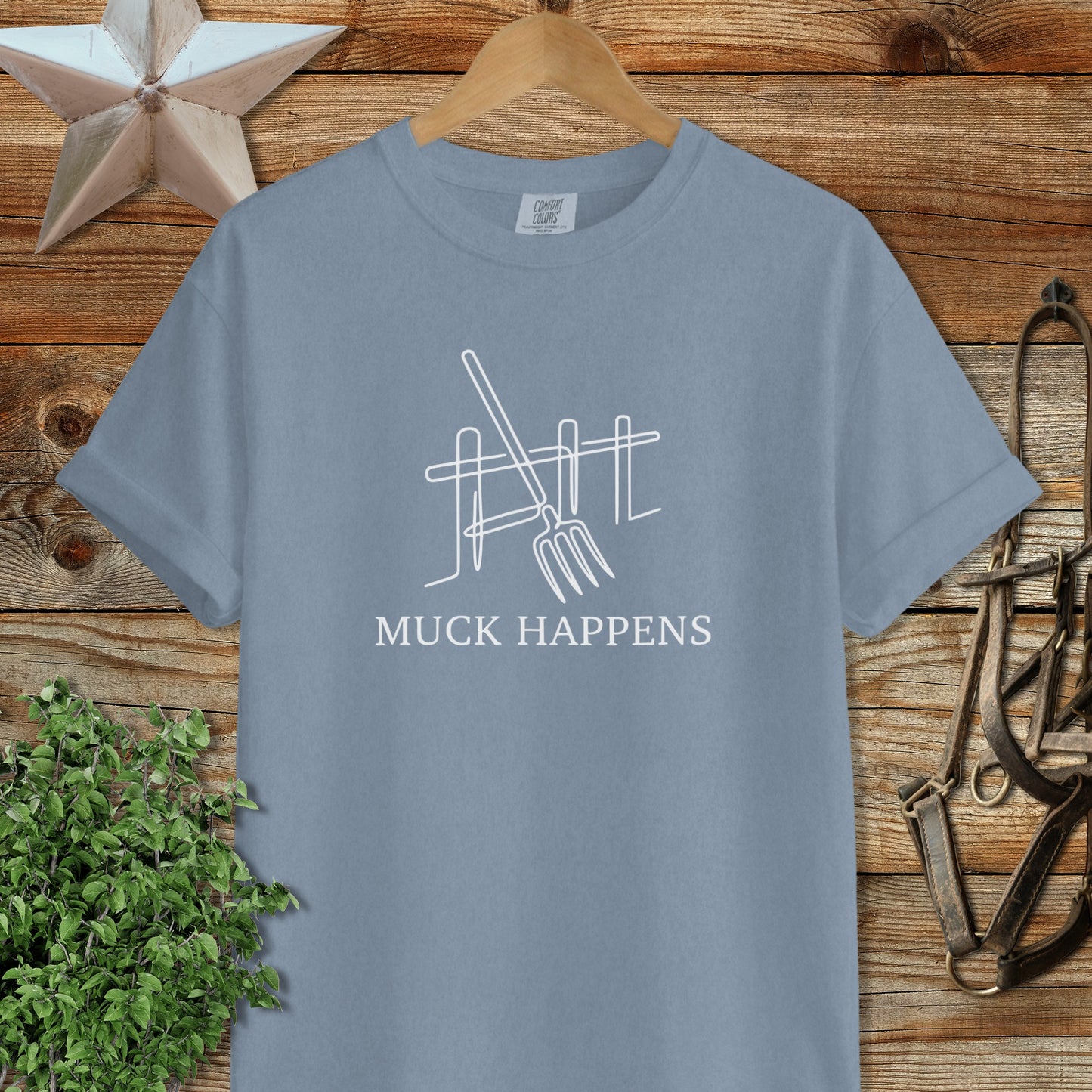 Muck Happens Art Signature Tee