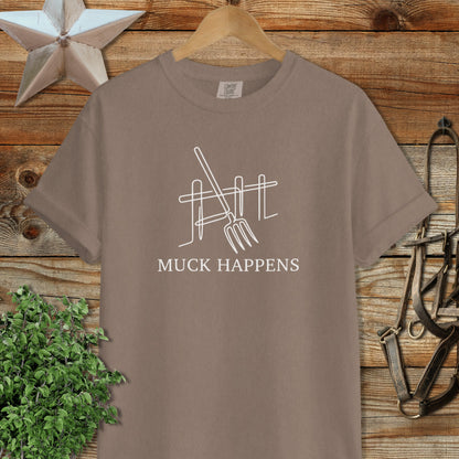 Muck Happens Art Signature Tee