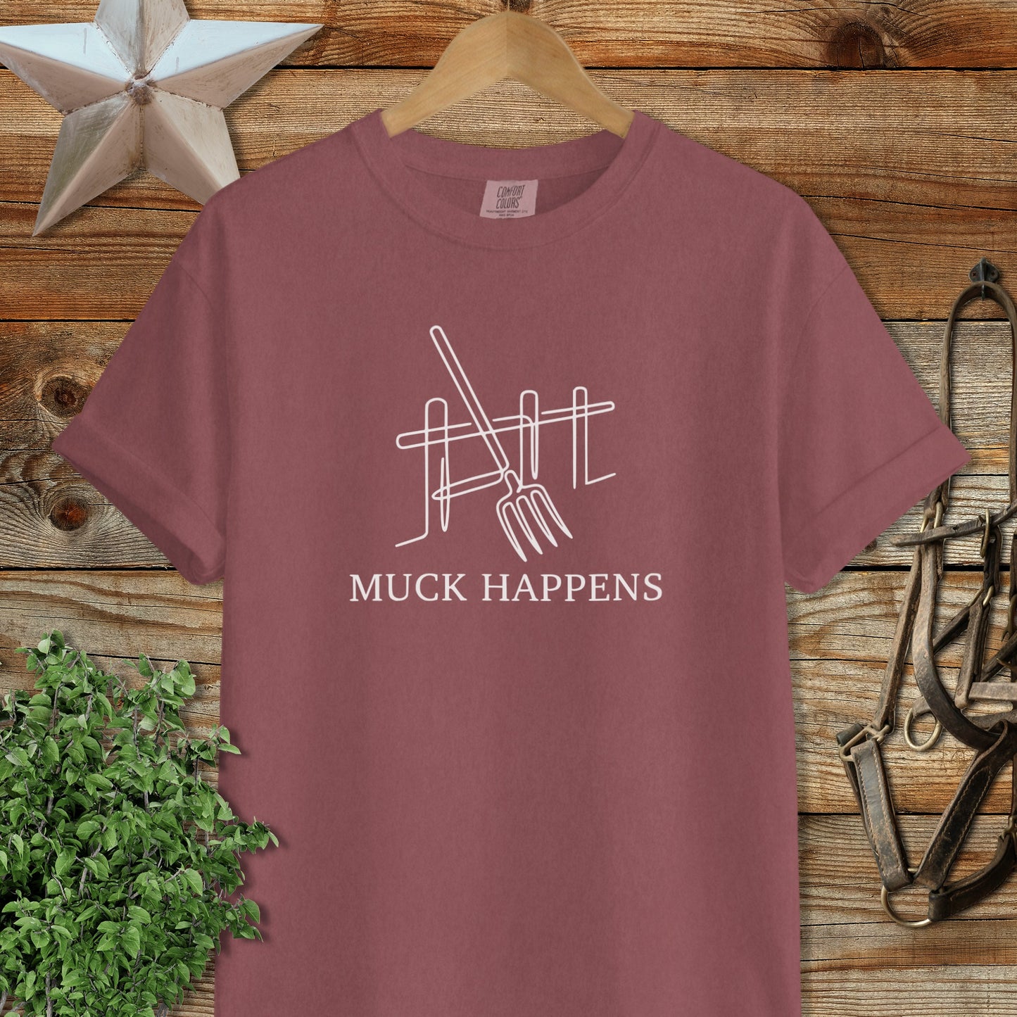 Muck Happens Art Signature Tee