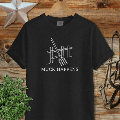 Muck Happens Art Signature Tee