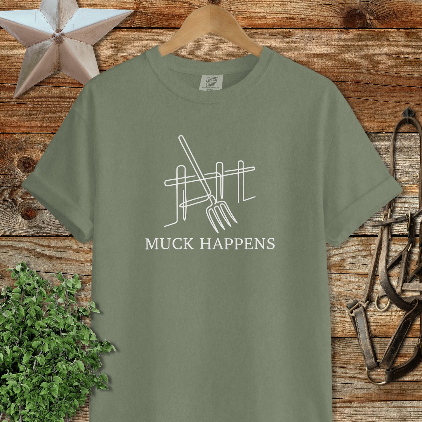 Muck Happens Art Signature Tee