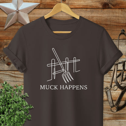 Muck Happens Art T-Shirt