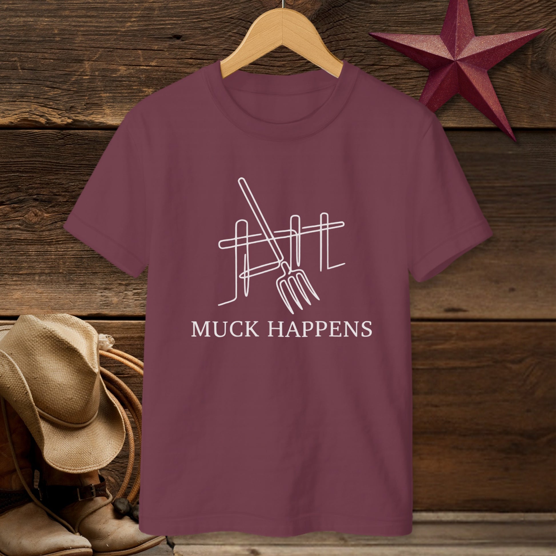 Muck Happens Art T-Shirt (Youth)