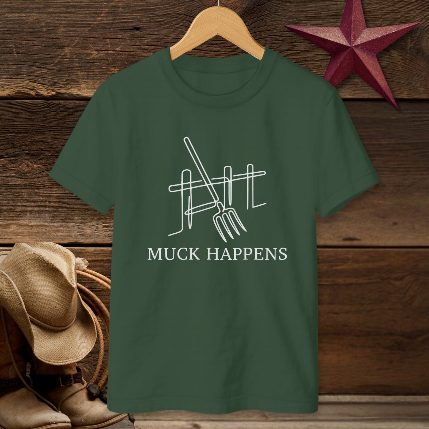 Muck Happens Art T-Shirt (Youth)