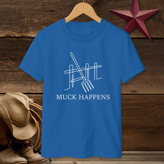 Muck Happens Art T-Shirt (Youth)