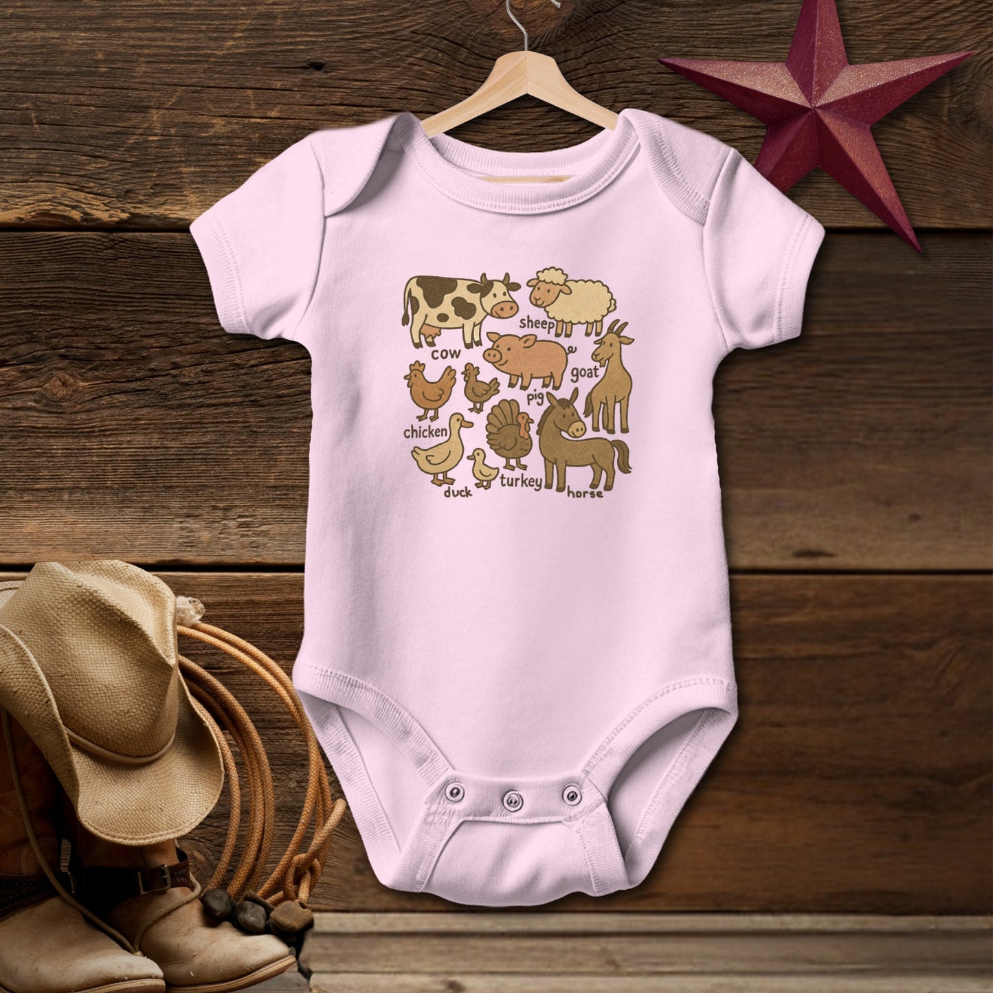 My Farm Friends Bodysuit (Baby)