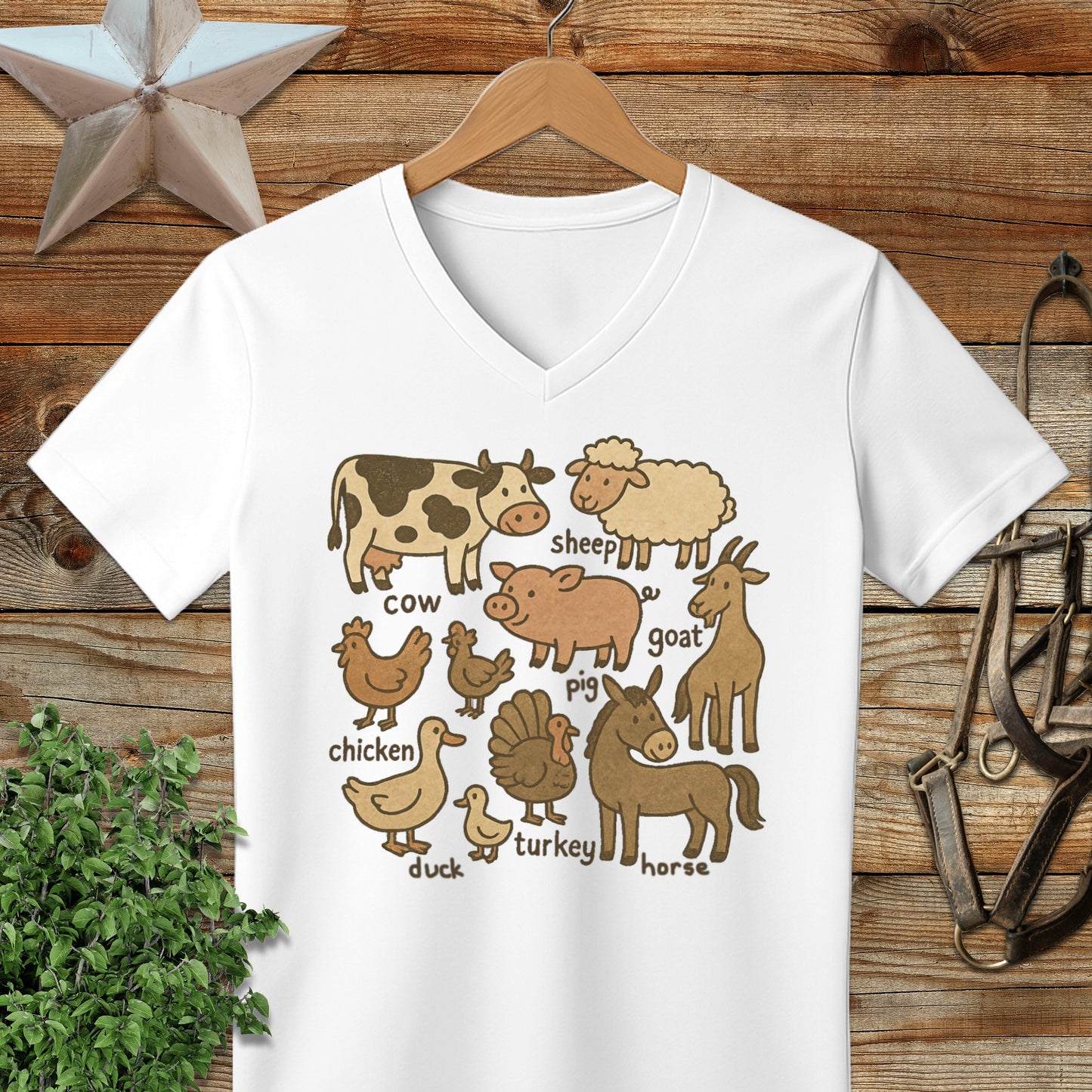 My Farm Friends V-neck