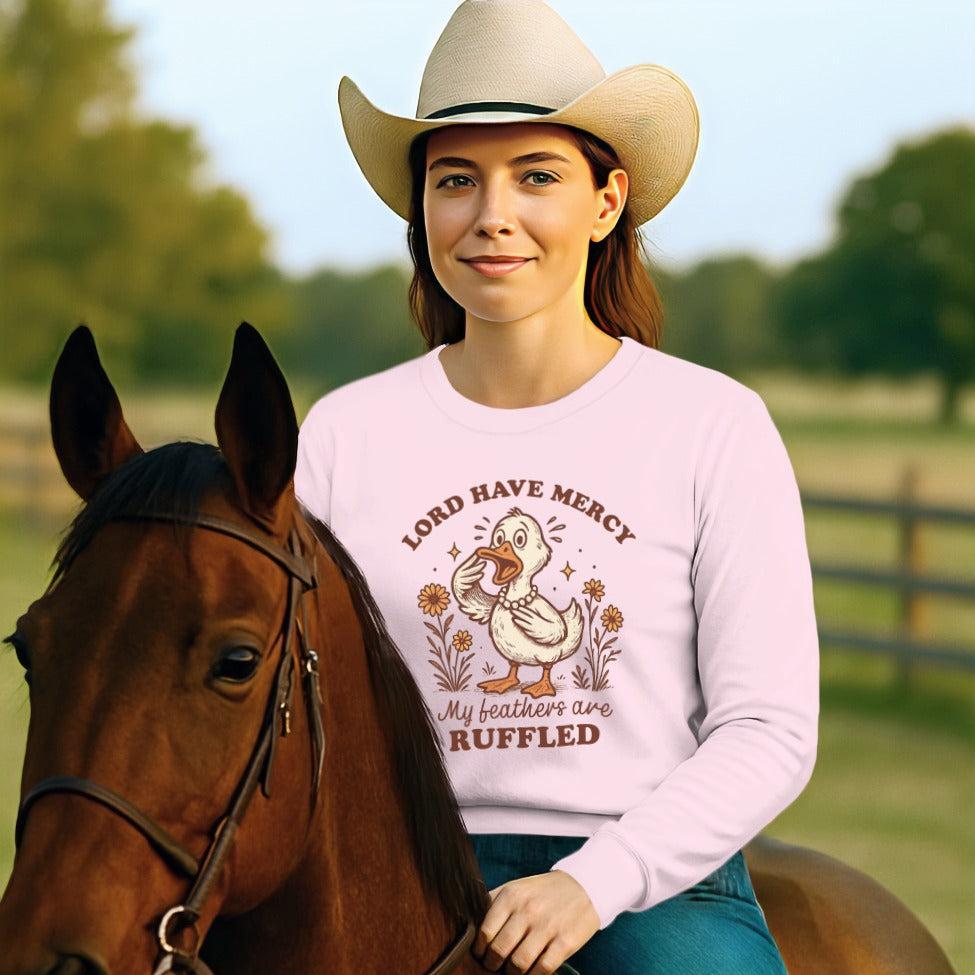 My Feathers are Ruffled Long Sleeve Tee