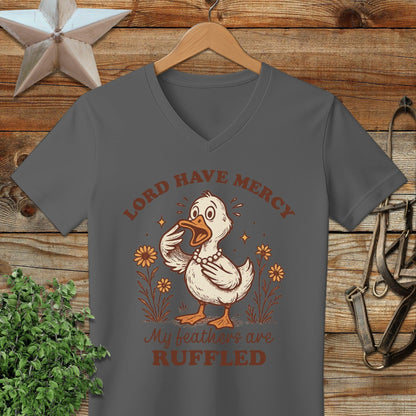 My Feathers are Ruffled V-neck
