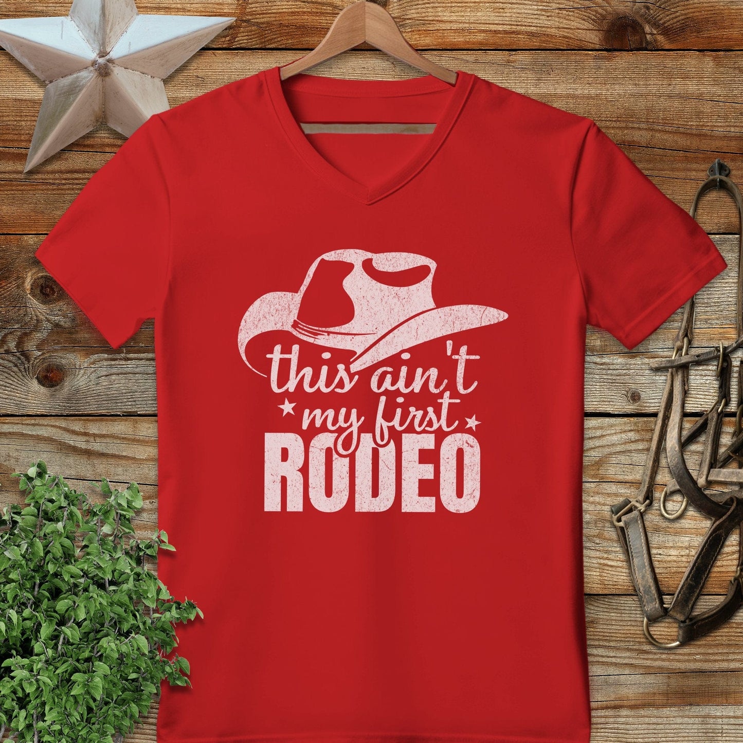 My First Rodeo V-neck