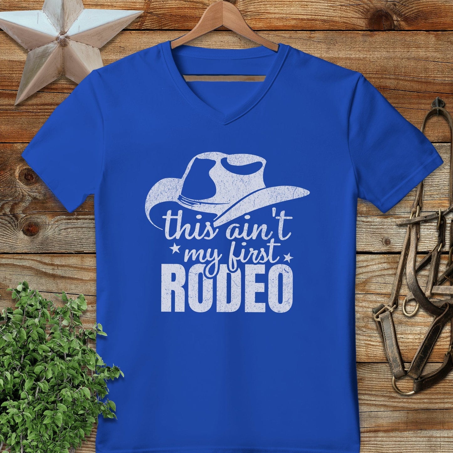 My First Rodeo V-neck