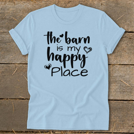 My Happy Place Softstyle Tee - Light Blue