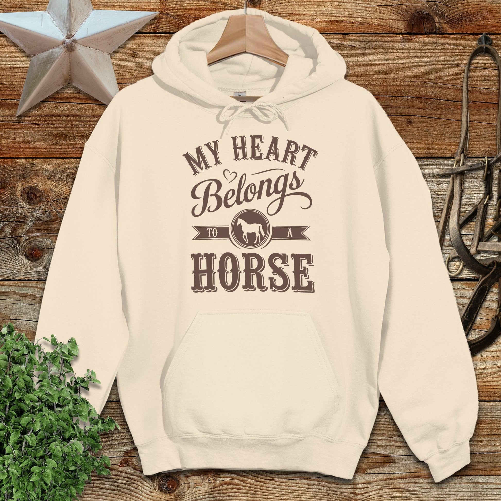 My Heart Belongs To A Horse Hoodie