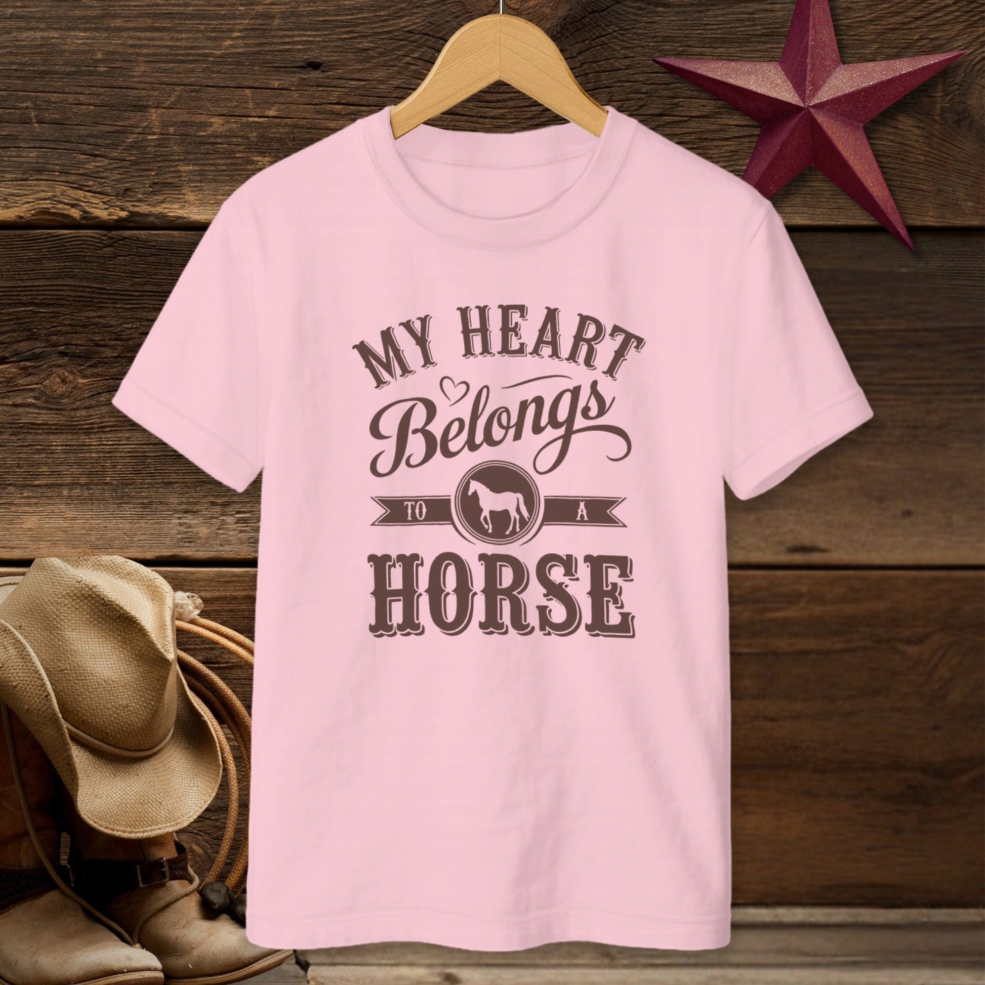 My Heart Belongs To A Horse T-Shirt (Youth)