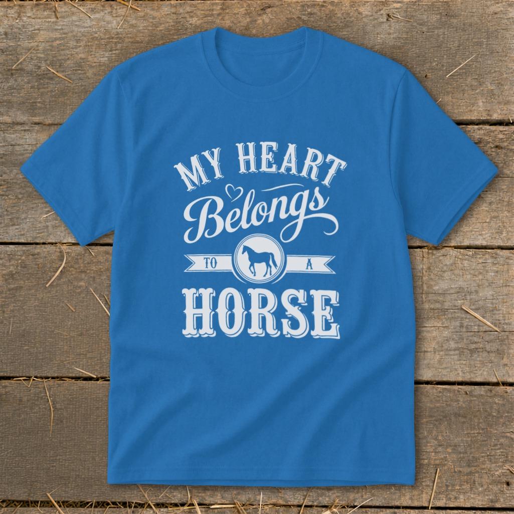 My Heart Belongs To A Horse Youth Tee