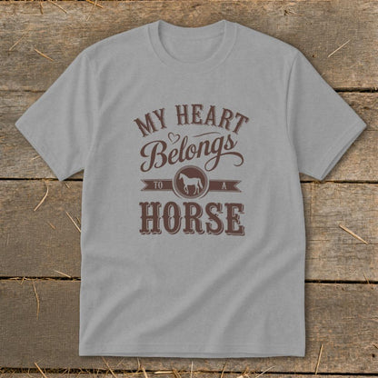My Heart Belongs To A Horse Youth Tee