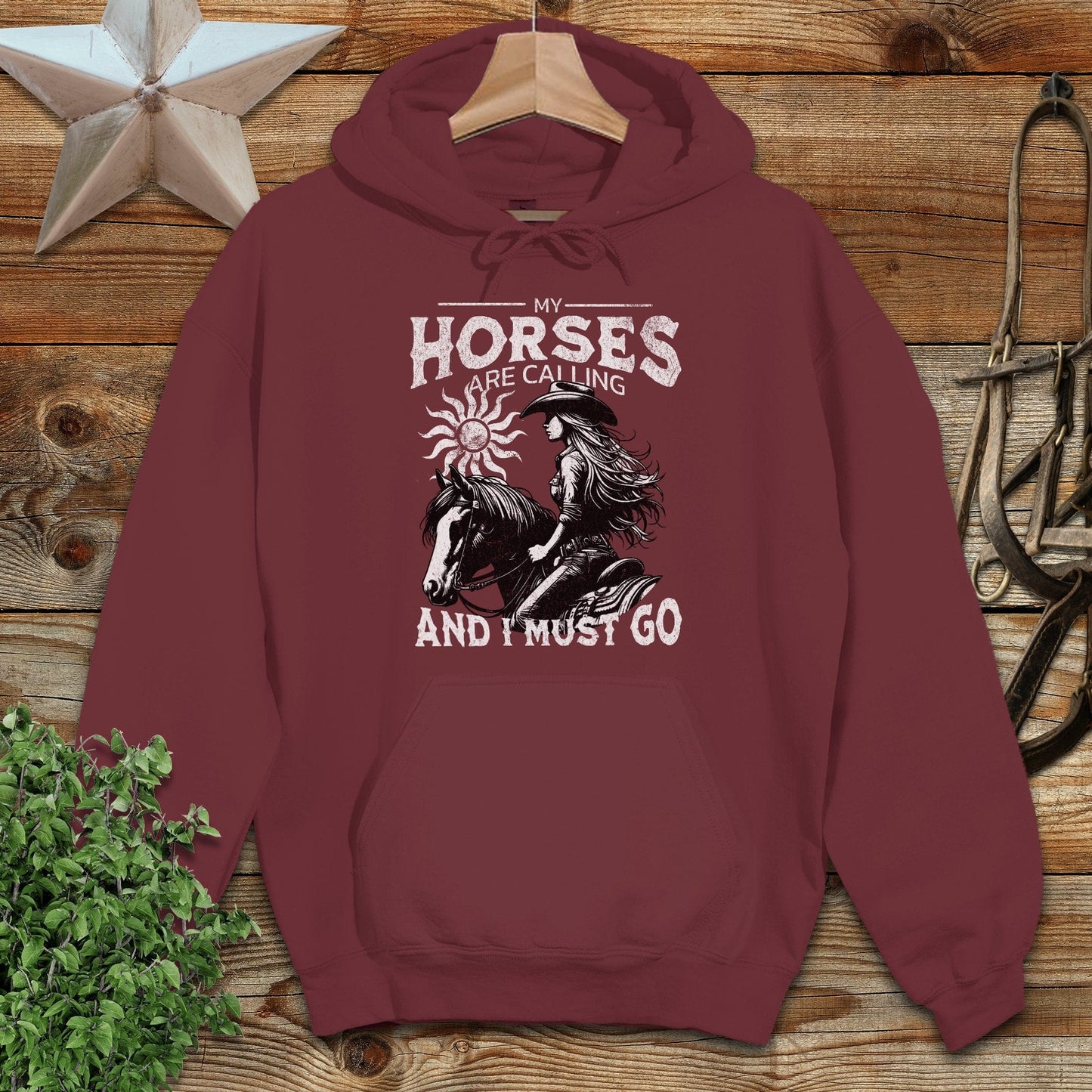 My Horses are Calling Hoodie