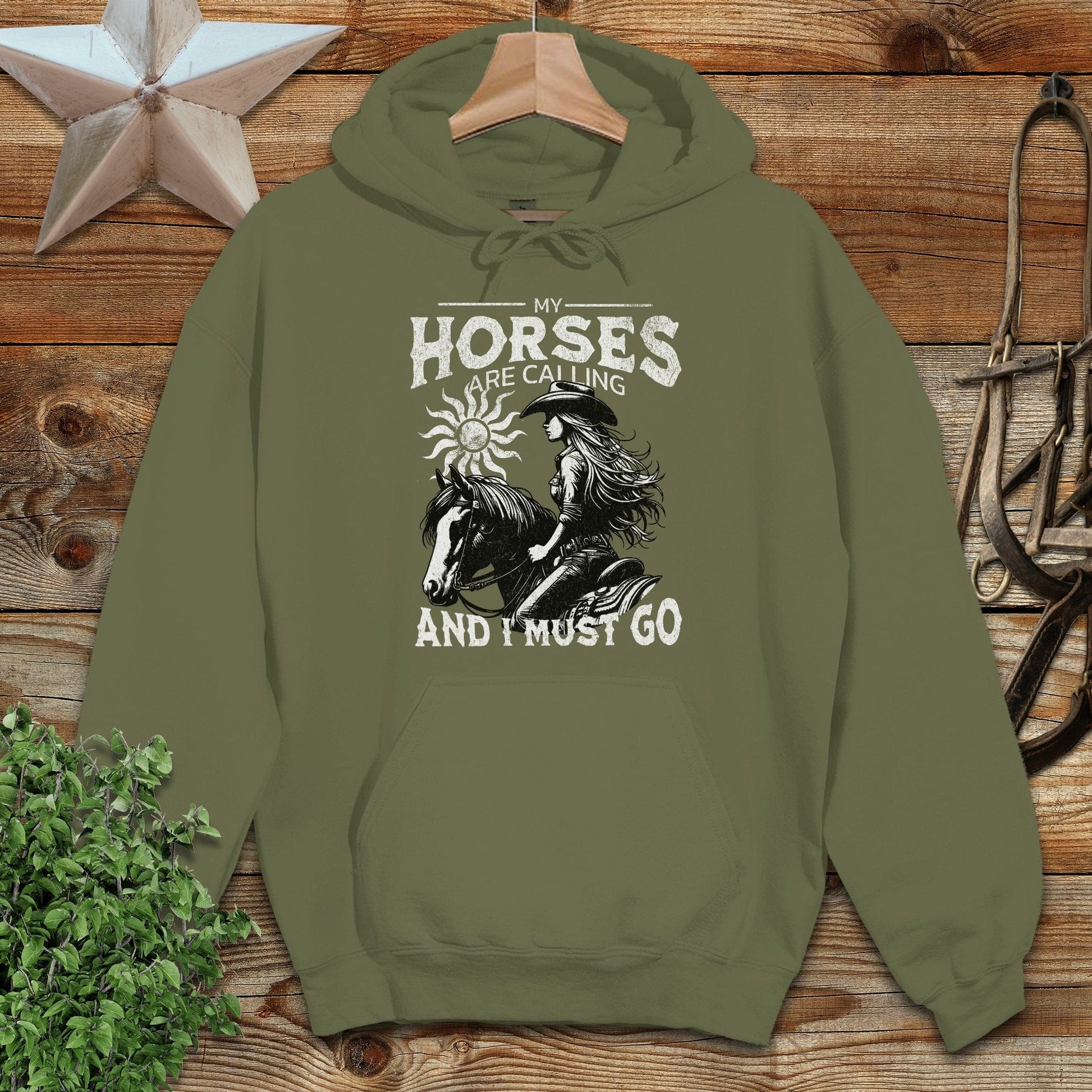My Horses are Calling Hoodie