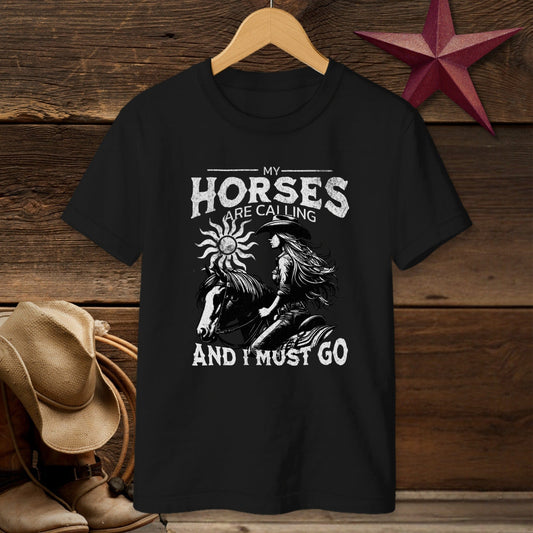 My Horses are Calling T-shirt (Youth)