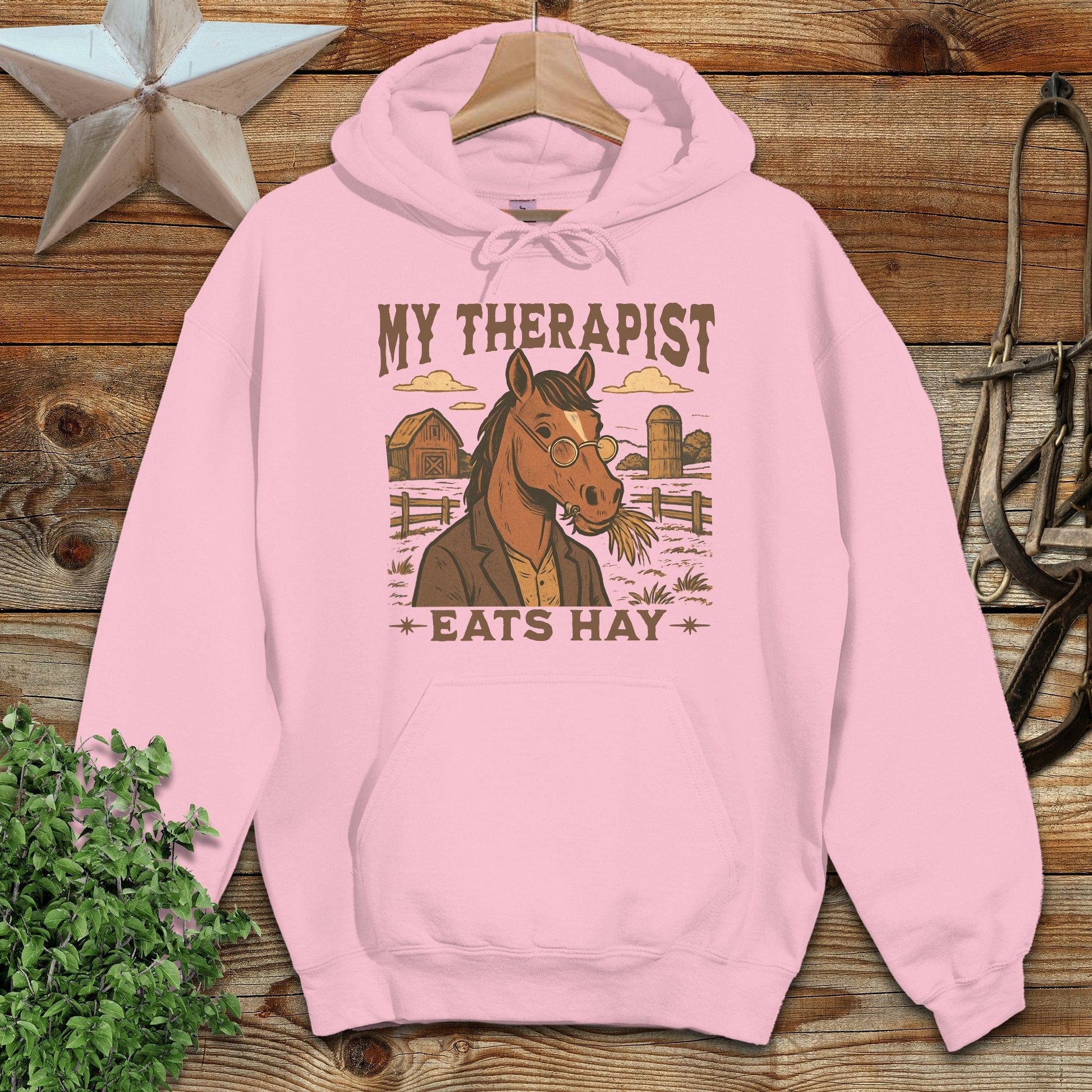 My Therapist Eats Hay Hoodie