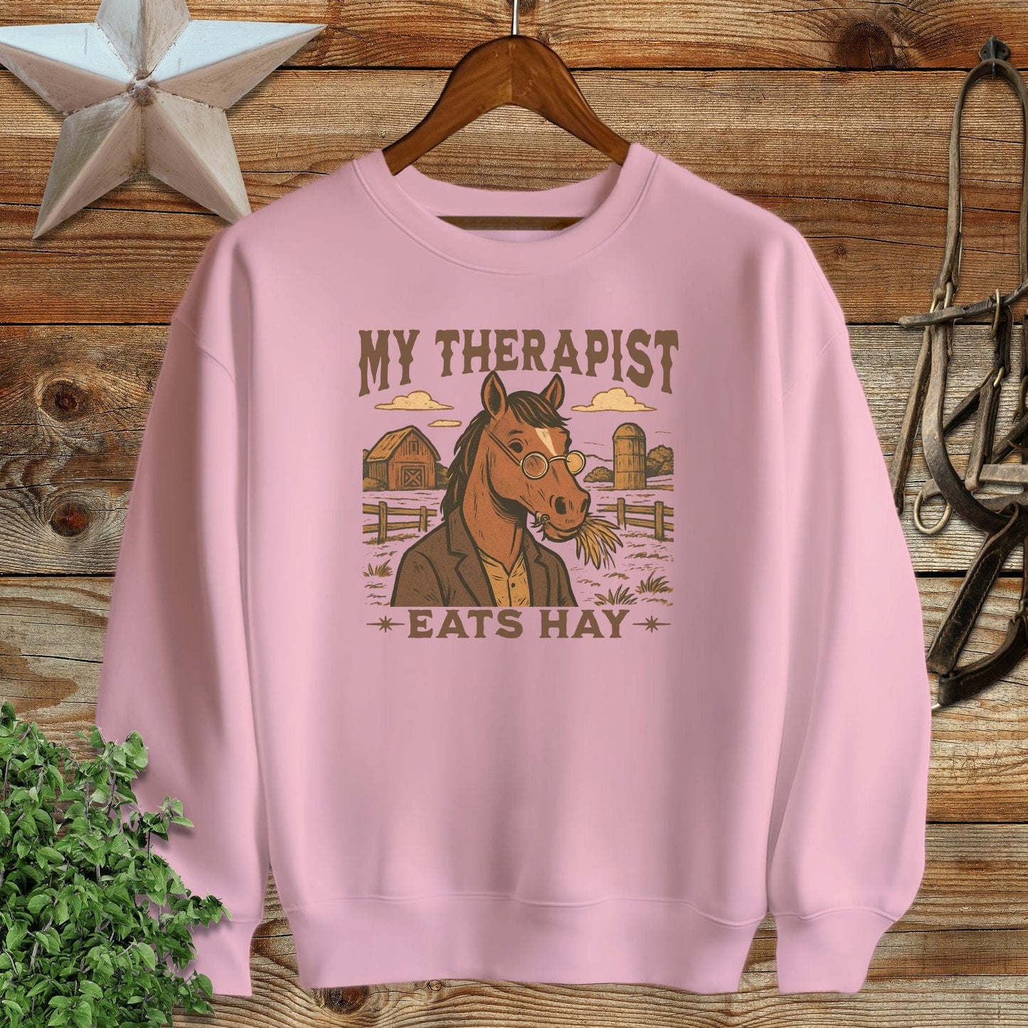 My Therapist Eats Hay Sweatshirt