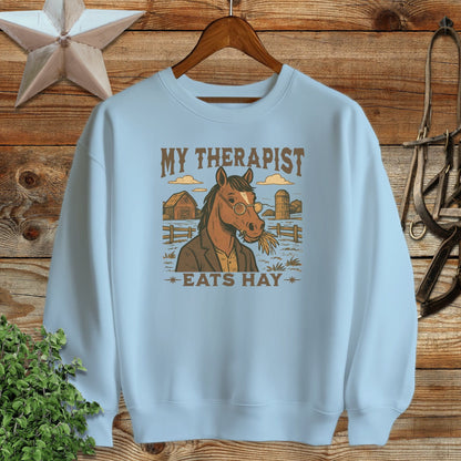 My Therapist Eats Hay Sweatshirt
