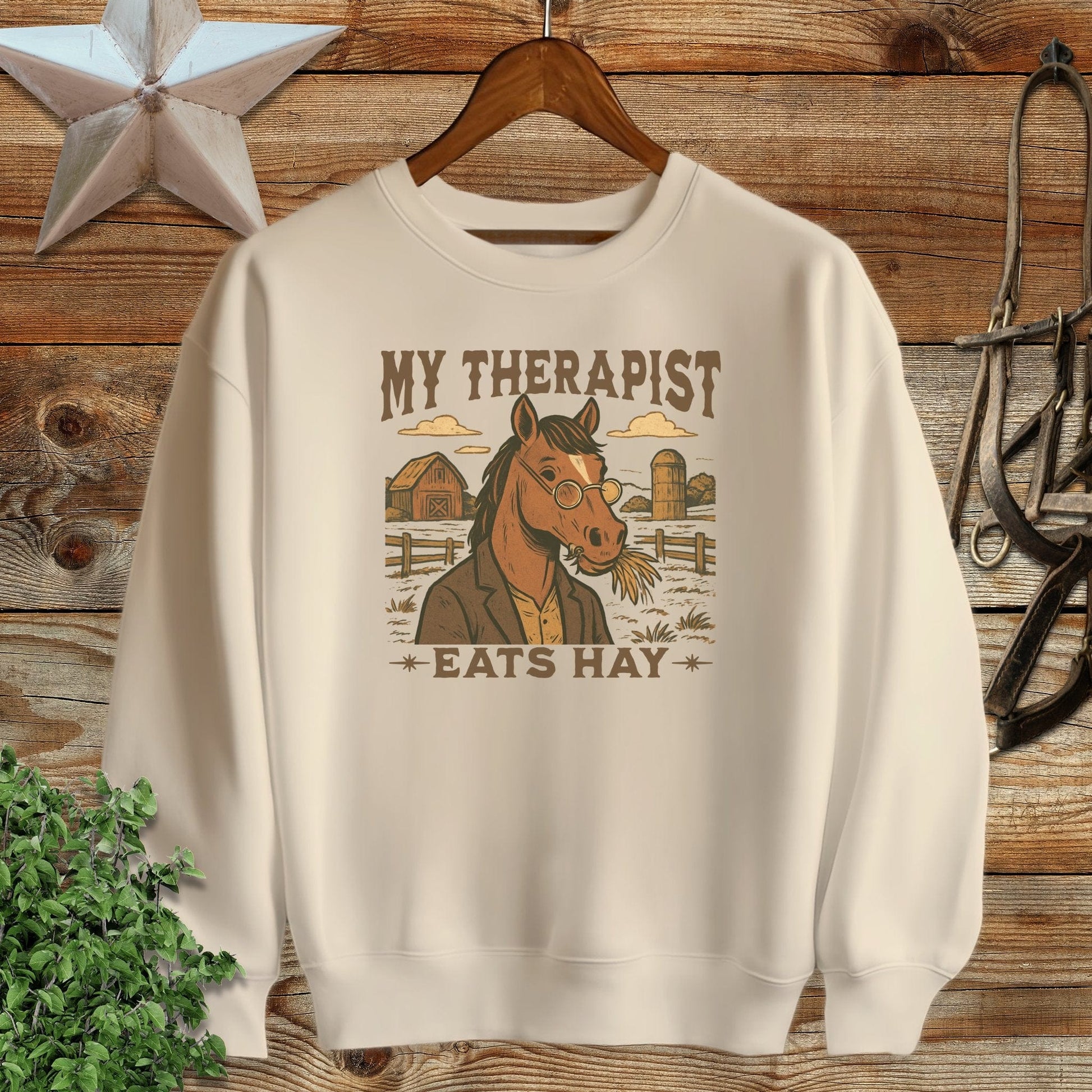 My Therapist Eats Hay Sweatshirt