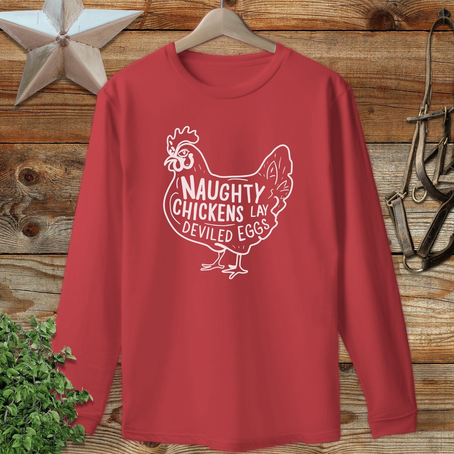 Naughty Chickens Long Sleeve Tee