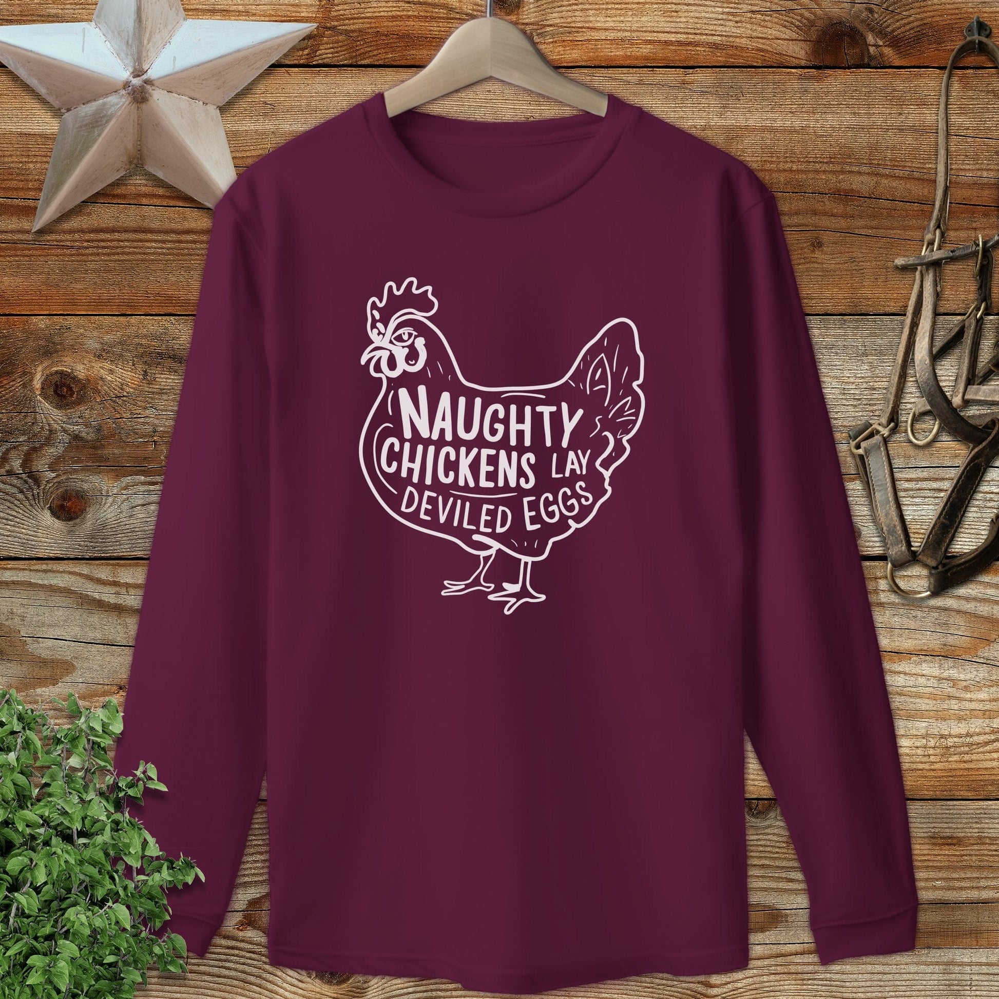 Naughty Chickens Long Sleeve Tee