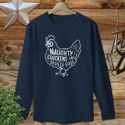 Naughty Chickens Long Sleeve Tee