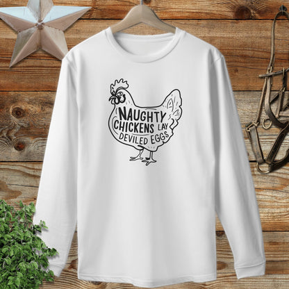 Naughty Chickens Long Sleeve Tee