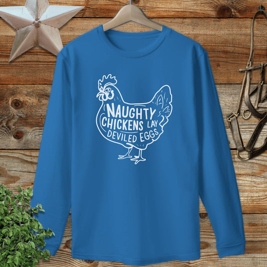 Naughty Chickens Long Sleeve Tee