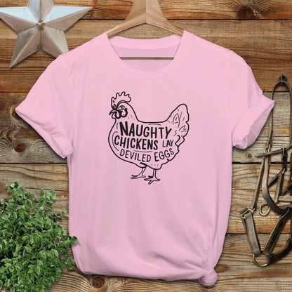 Naughty Chickens Softstyle Tee