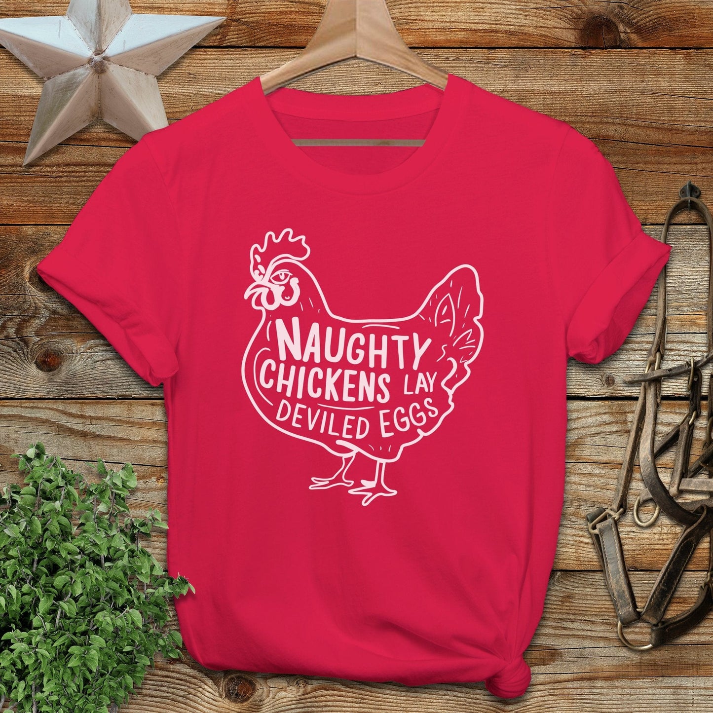 Naughty Chickens Softstyle Tee
