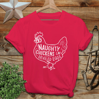 Naughty Chickens Softstyle Tee