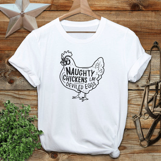 Naughty Chickens Softstyle Tee